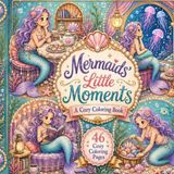 Mermaids' Little Moments: A Cozy Coloring Book