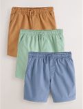 Next - Jongens - Set van 3 shorts - Groen