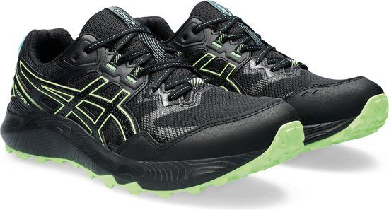 ASICS Gel-Sonoma 7 Hardloopschoenen Heren - Zwart/Groen - Maat 44.5