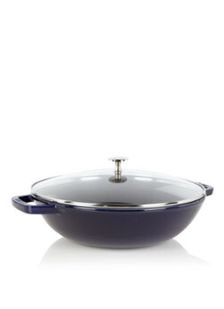 Staub Wok met glazen deksel 30 cm