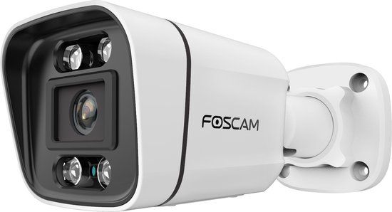 Foscam V5EP - 5MP PoE IP Camera - Persoons- en Voertuigdetectie - Wit