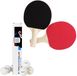 Atosa Set de tennis de table de 2 raquettes et 9 balles de tennis de table