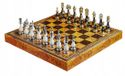 Luxgifts Italfama Luxe Schaken Set: Houten Figuren & Wereldkaart Bord