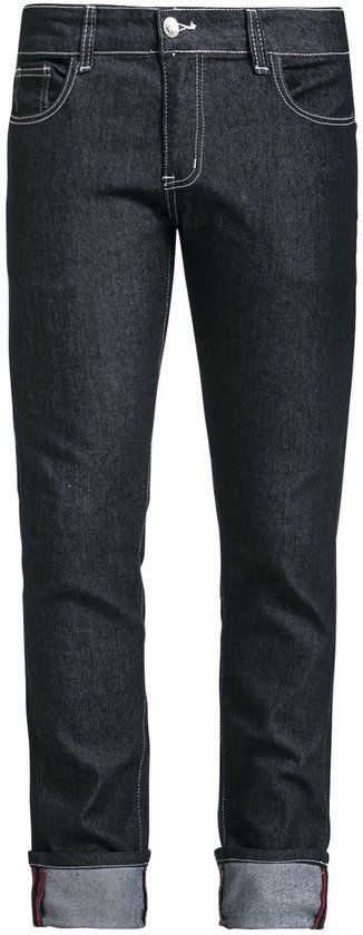 Banned Rockabilly Slim Jeans zwart Katoen