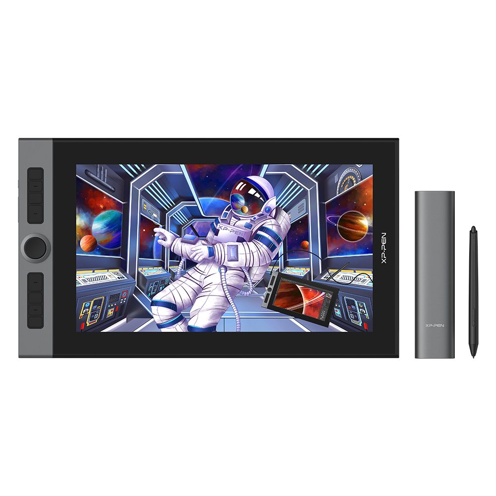 Xp-pen XPPen Artist Pro 16 - Graphic Tablet - 15.4" - Full HD - 5080 lpi - USB - Black/Silver