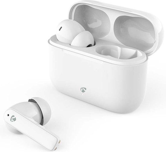 Nedis Volledig Draadloze Oordopjes - ENC - Bluetooth - 24 uur batterij - Wit
