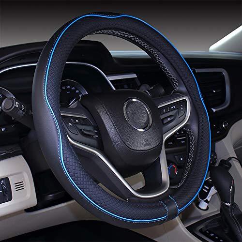 Mayco Bell 2019 Nieuwe Zwart Blauw Microvezel Lederen Stuurhoes voor Prius Civic 35-36,25 cm