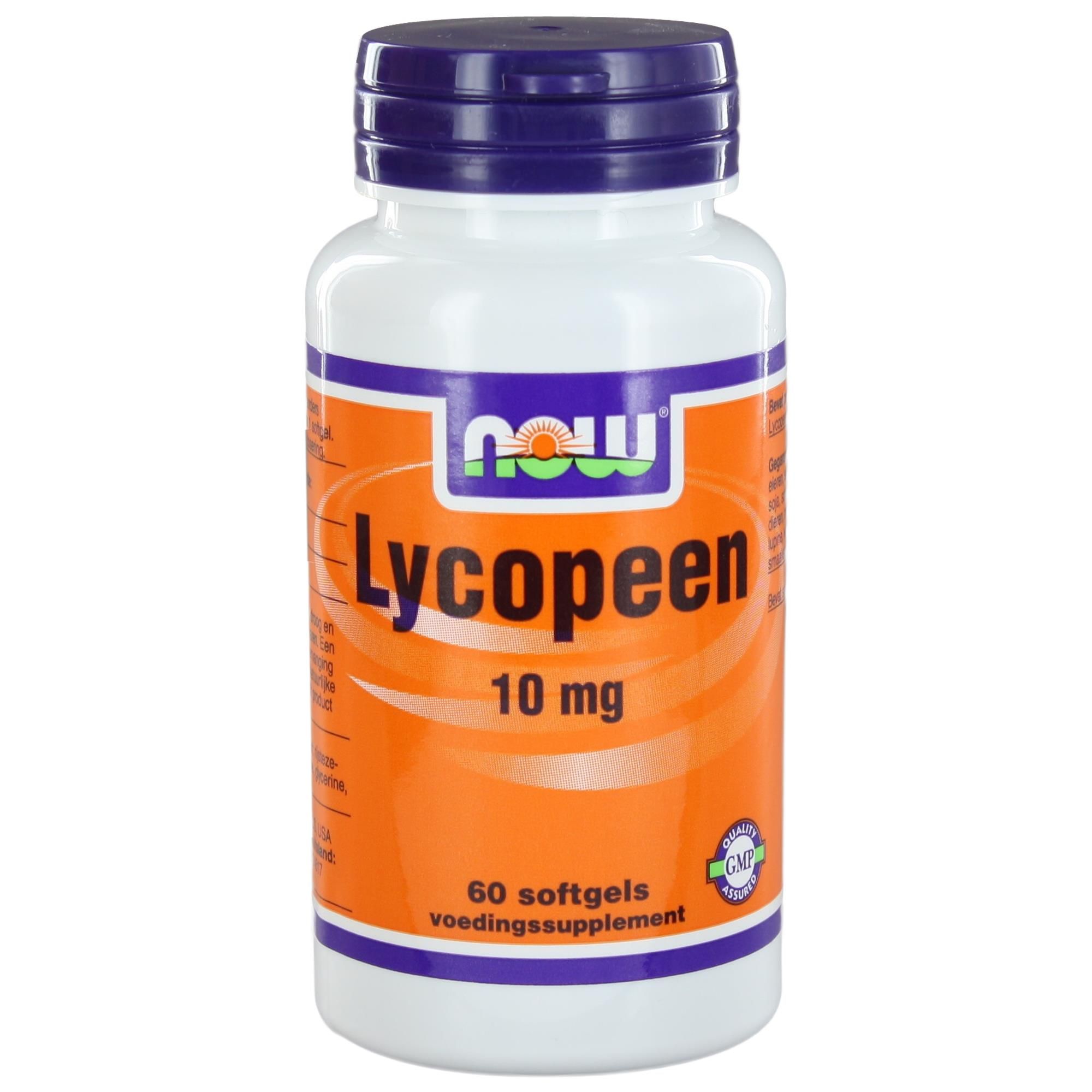 NOW Lycopene 10mg Capsules 60st