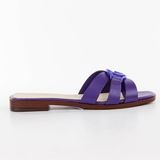 GUESS Symo Dames Slides Leer Paars Maat 36