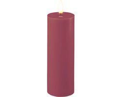 DeluxeHomeart Led kaars Magenta 5x15cm - Wax - Rood - Batterij - Met afstandsbediening