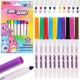 sarcia.eu Care Bears Geurstiften voor kinderen, ronde stiften, viltstiften – set van 10 kleuren