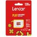Lexar microSDXC UHS-I Play 128 Go Rouge