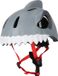Crazy Safety Kinderfietshelm Grijze Haai Maat S