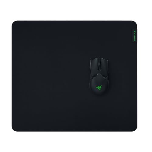 Razer Gigantus V2 Large – zachte gaming-muismat voor snelle speelstijl en optimale controle, 450 x 400 x 3 mm, gestructureerde stof van microstof, antislip rubber, zwart
