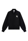 Champion Legacy Sweatshirt à fermeture éclair intégrale pour fille, M, Noir