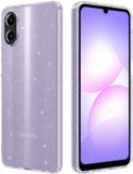 Techsuit Sparkle Skin Glitter Silicone Back Cover Transparant voor Samsung Galaxy A07 4G