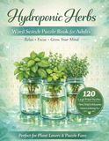 Hydroponic Herbs Word Search Puzzle Book for Adults