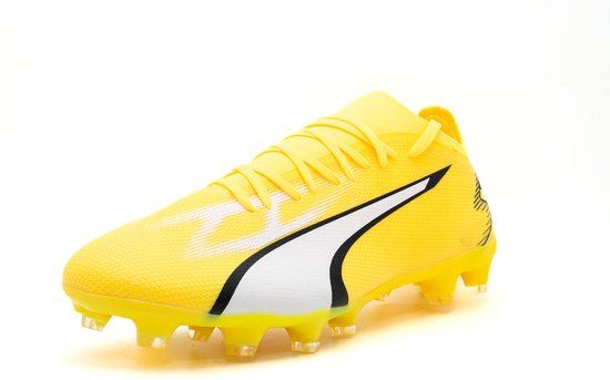 Puma Ultra Match FG/AG Voetbalschoenen - Geel - Maat 41 - Unisex