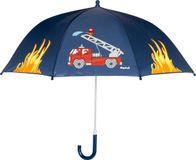 Playshoes - Paraplu - Brandweer - Rood - Blauw