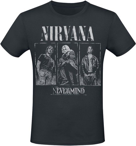 Nirvana Nevermind Photo Heren T-shirt - zwart - 3XL