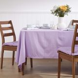 Homescapes tafelkleed lila - 137 x 228 cm, 100% katoen