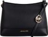Michael Kors Andie Kleine Crossbodytas / Schoudertas Dames Leer Zwart