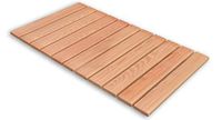 Castelmerlino 236 douchewand van lariks met comfortabele lattenbodem 103 x 58 cm voor borden 120 x 70 cm