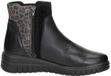 Sub55 Comfort Collection Isla 05 Enkellaarsjes Plat - Zwart - Maat 36