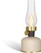 Calex Lavinio Oplaadbare Tafellamp - Draadloos - LED Olielamp - Camping Lamp - Binnen en Buiten - Warm Wit Licht - Dimbaar - Zand