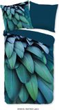 Pure dekbedovertrek veren - Lits jumeaux 240x200/220 cm - Petrol - Microvezel