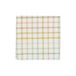 Torchon, coton bio, à carreaux multicolores