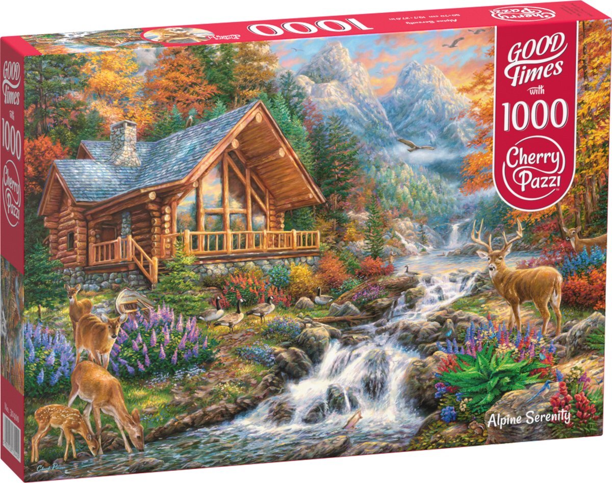 Cherrypazzi Alpine Serenity Puzzel 1000 Stukjes