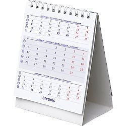 Brepols Bureaukalender 2024 - 10,5 x 13 cm - 4-talig - 5412303128032