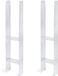 GAH-Alberts Alberts 214968 H-paalhouder | thermisch verzinkt | vrije breedte 71 - 161 mm | totale hoogte 600 - 800 mm | materiaaldikte 4 - 8 mm | set van 2