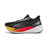 PUMA Maxima Pro uniseks hardloopschoenen, Zwart/Rood/Geel, Maat 44