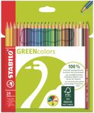 Milieuvriendelijk STABILO Milieuvriendelijk kleurpotlood - GREENcolors - 24 stuks