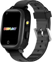 DEPLAY 4G KidsWatch - Smartwatch voor Kinderen - Zwart