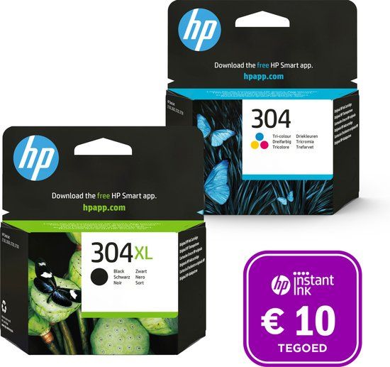 HP 304 - Zwart XL & Kleur - Inktcartridge - Origineel