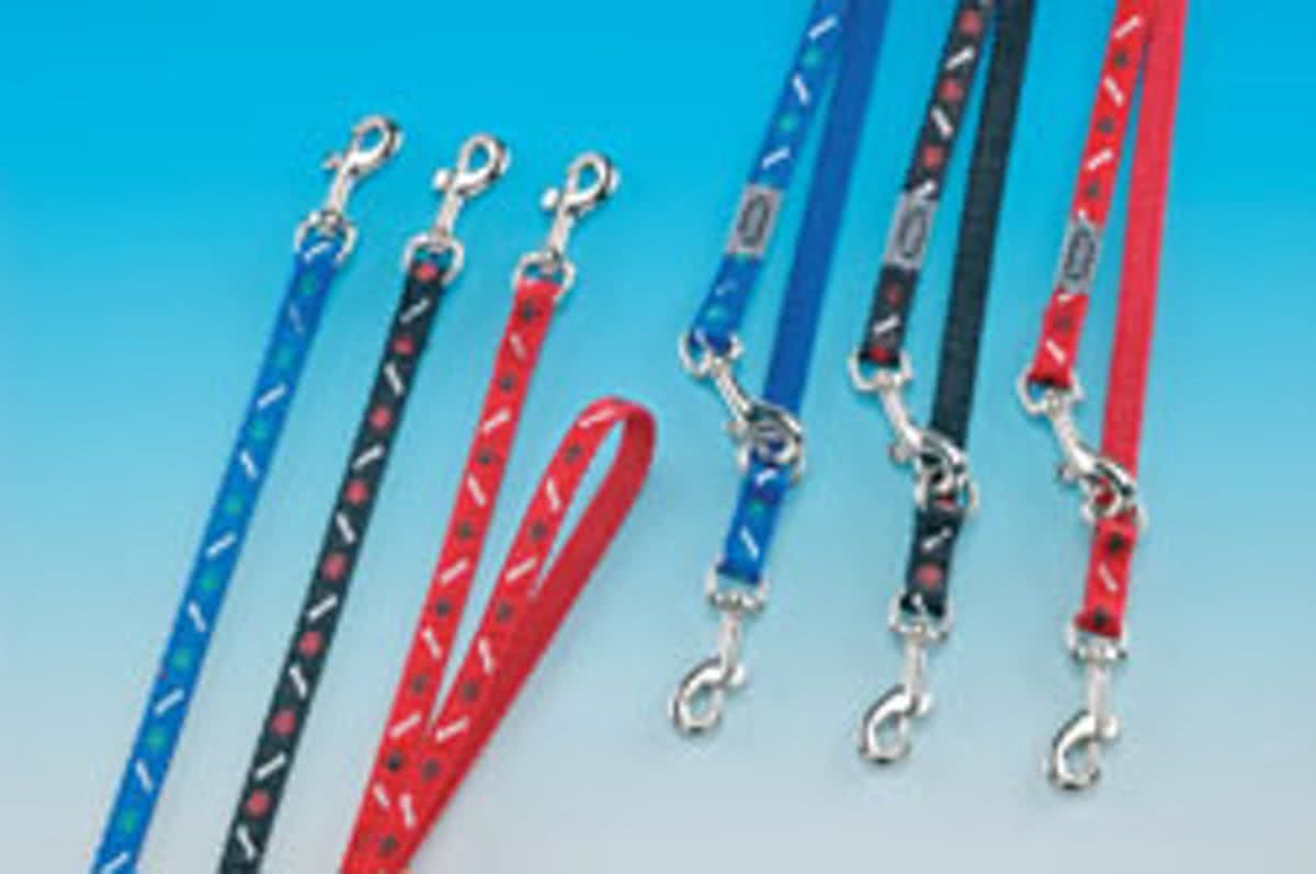 Nobby looplijn mini rood 1 x 120 cm - 1 st