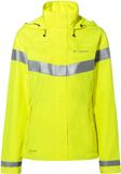 VAUDE Women's Luminum Rain Jacket neon yellow