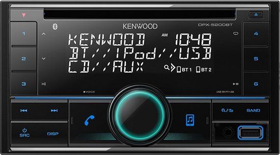 Kenwood DPX-5200BT Autoradio met Bluetooth (2-DIN)