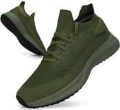 Merkloos Lichte herenwandelschoenen met ademend mesh en een slip-on ontwerp