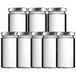 mikken 8 x inmaakpot 700 ml voorraadpot met schroefdop, PVC-vrij, incl. trechter