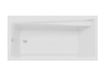 Badland ELZA ligbad 160 x 75 cm wit met baddrager