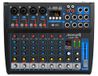 Audibax MG08 USB Mesa Mezclas 8 Kanalen Con Bluetooth, MP3, USB Rec en Efectos