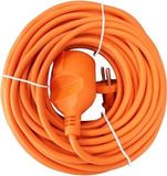 Enzo Verlengsnoer PVC oranje 2x1qmm 30m - 1167054