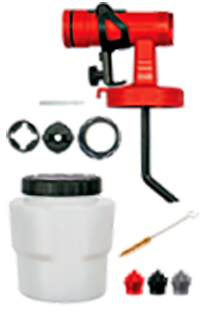 Einhell 4260003 - Accessoires voor verfspuiten - Zwart, Wit, Rood