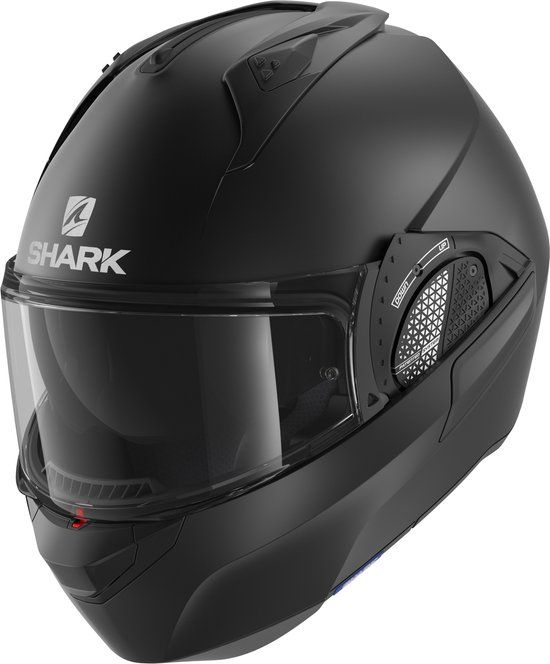 Shark EVO GT BLANK Motorhelm Systeemhelm Mat Zwart - Maat XS