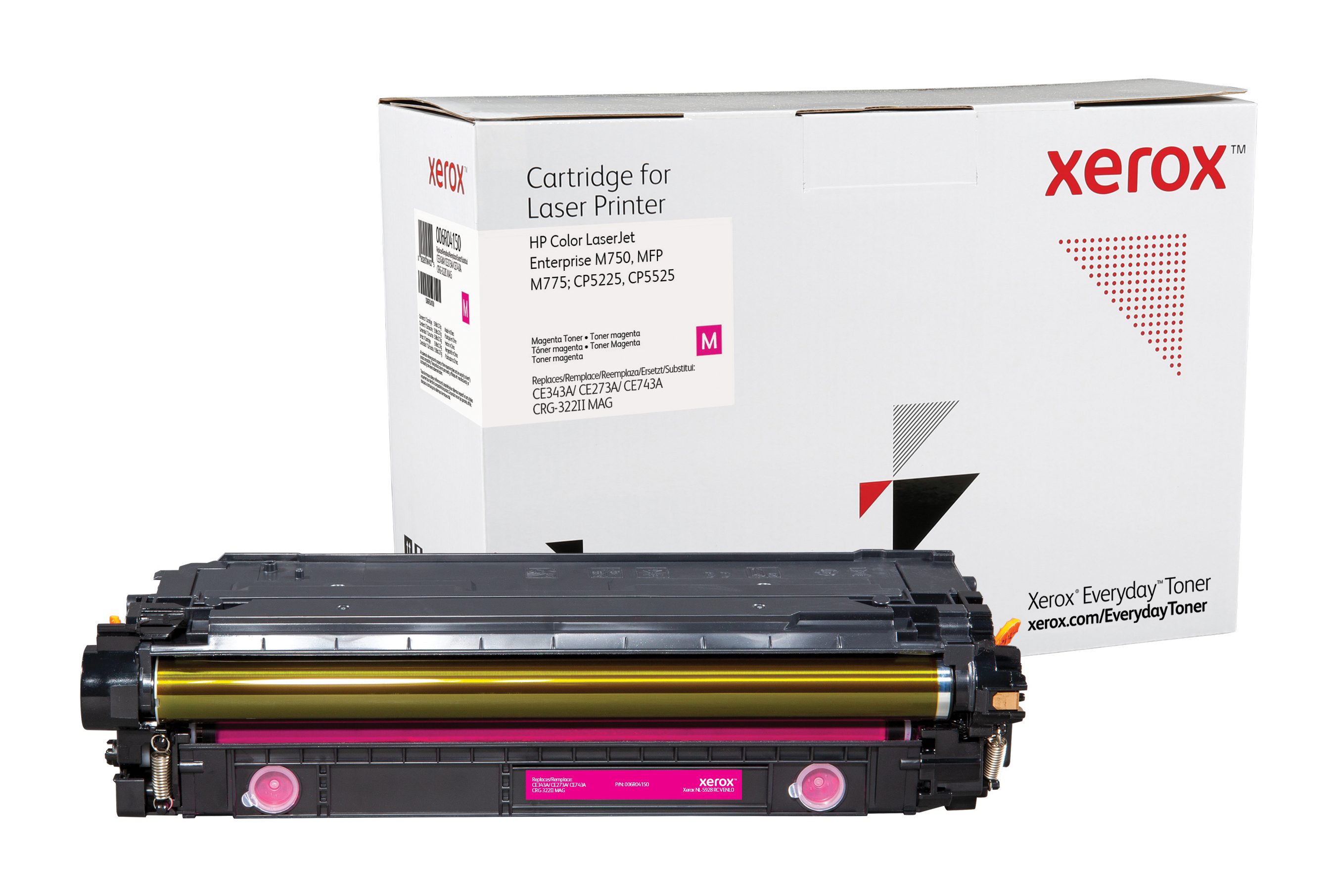 Xerox Everyday Magenta Toner vervangt de HP 651A/ 650A/ 307A (CE343A/CE273A/CE743A)