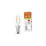 LEDVANCE LED-lamp, type T26, 1,3W, 827, helder glas, fitting E14, 110 lumen, 2700K (warm wit), equivalent van een 10W gloeilamp, artikelnummer 4099854066108